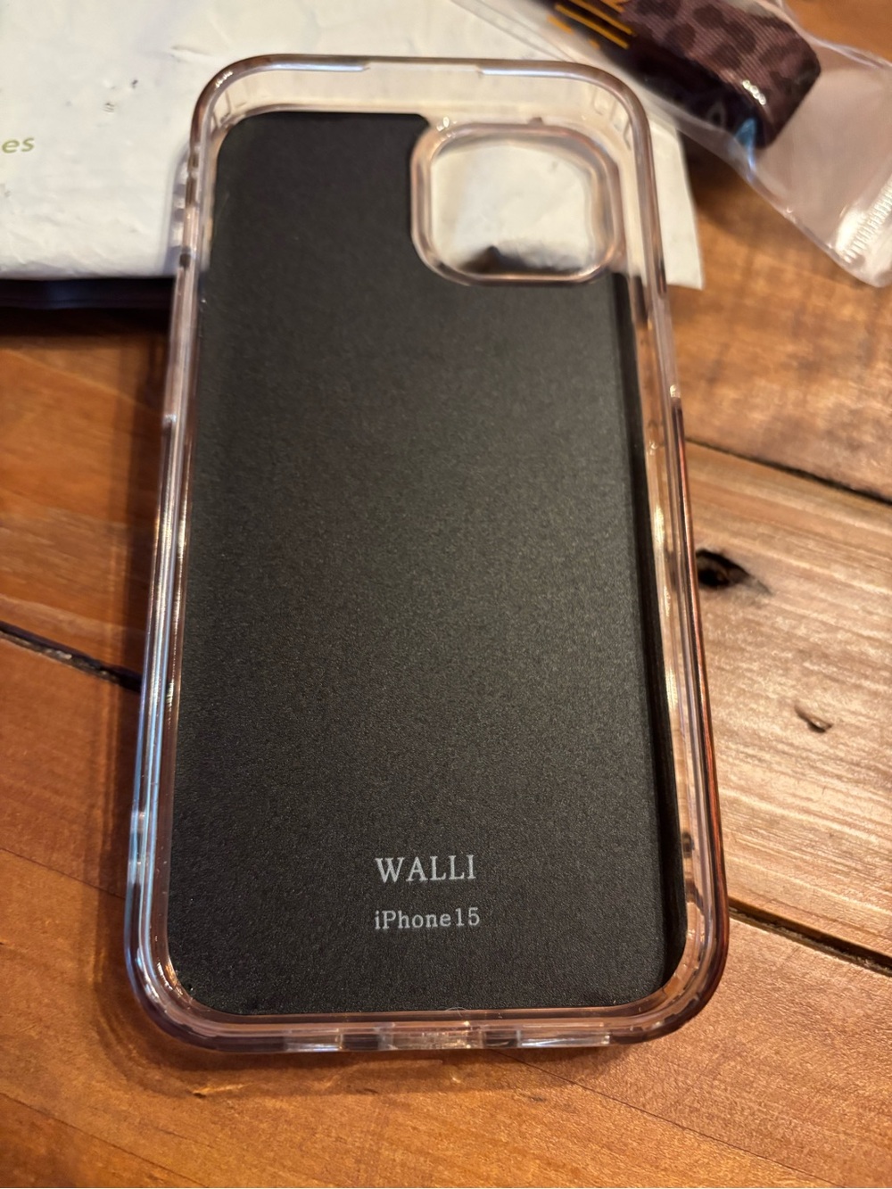 Walli Leopard Print Phone Case with Matching Lanyard - Picture 6 of 8